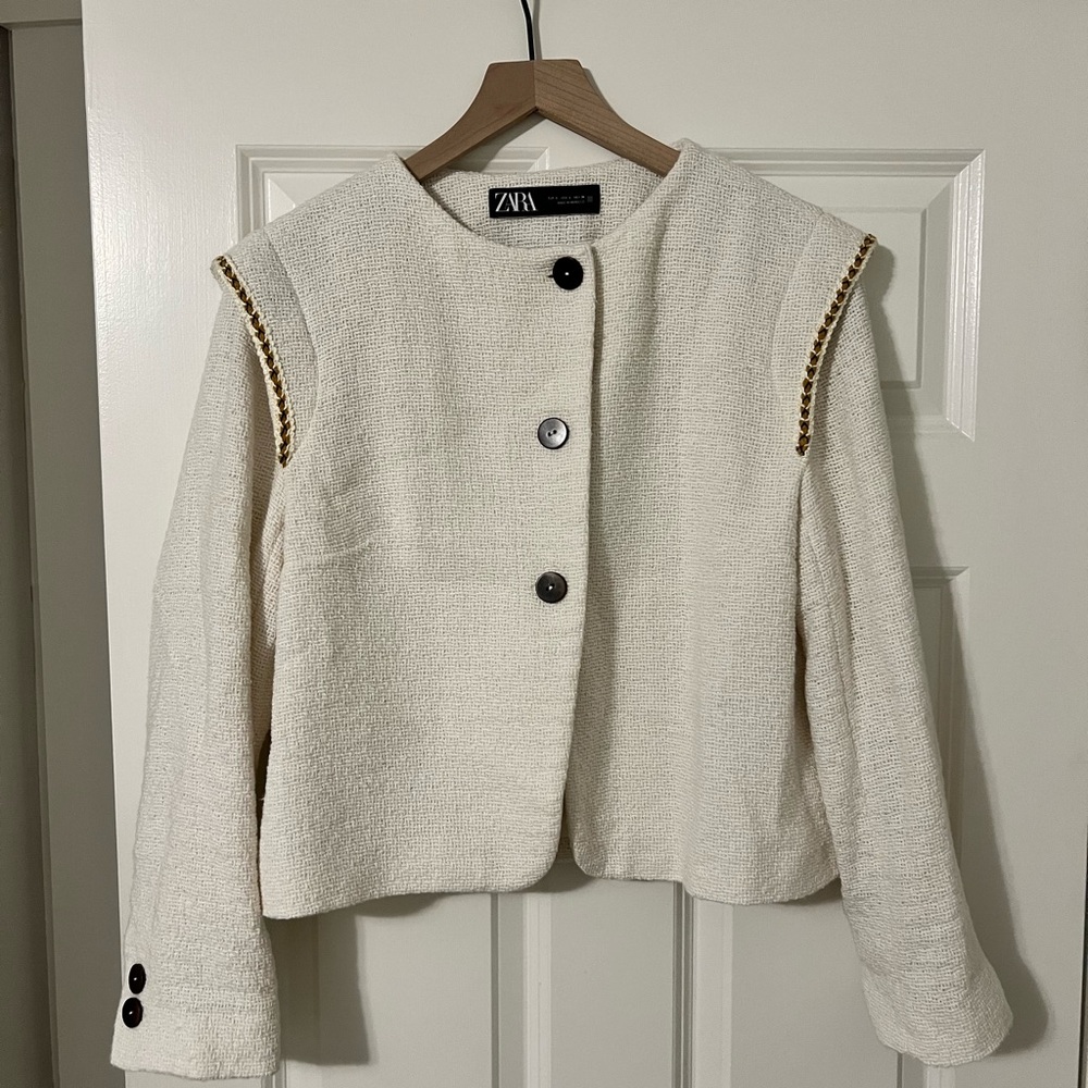 Zara Cream Women's Jacket
